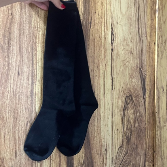 Stretchy Knee High Black Socks - Picture 2 of 6